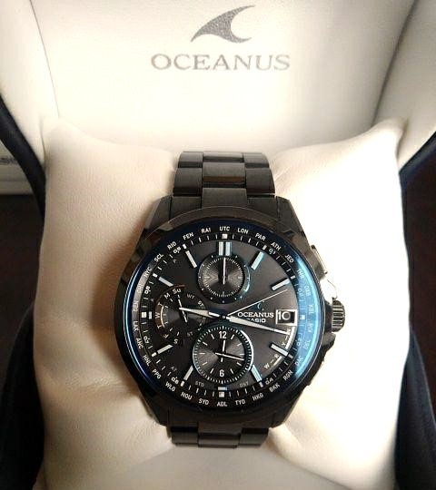 【カシオ】 オシアナス CLASSIC 新品 腕時計 電波ソーラー OCW-T2600B-1AJF ブラック 男性 CASIO メンズ 未使用品_画像2