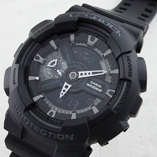 カシオ】 ジーショック 新品 腕時計 ブラック 未使用品 GA-110-1BJF