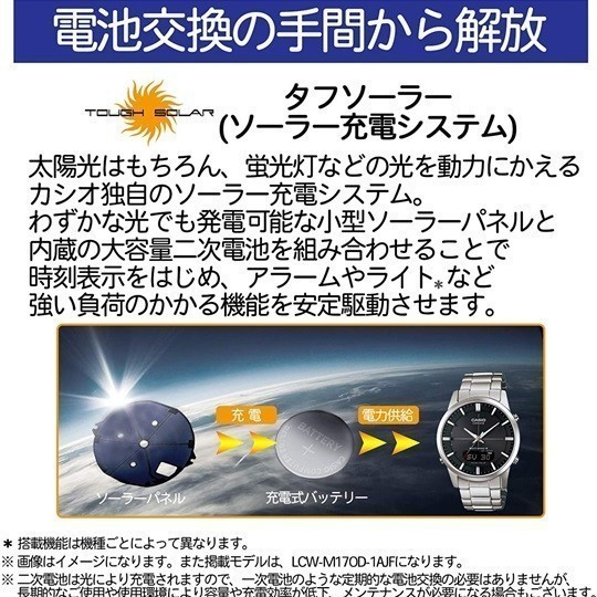 【カシオ】 リニエージ サファイアガラス 新品 腕時計 LIW-M610TDS-1AJF 電波ソーラー シルバー 未使用品 男性 CASIO メンズ_画像6
