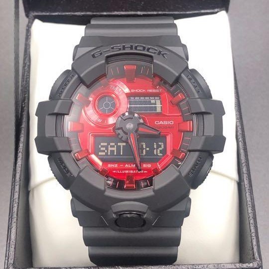 【カシオ】 ジーショック Black and Red Series 新品 腕時計 CASIO GA-700AR-1AJF 未使用品 男性 メンズ_画像1