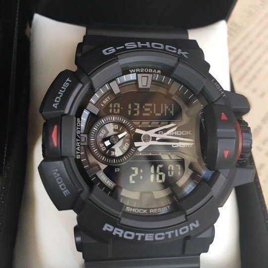 【カシオ】 ジーショック 新品 腕時計 ブラック 未使用品 GA-400-1BJF CASIO 男性 メンズ