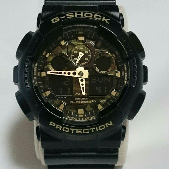 【カシオ】CASIO G-SHOCK 海外モデル 新品 Camouflage Series Dial 腕時計 GA-100CF-1A9ER 未使用品 逆輸入品_画像1