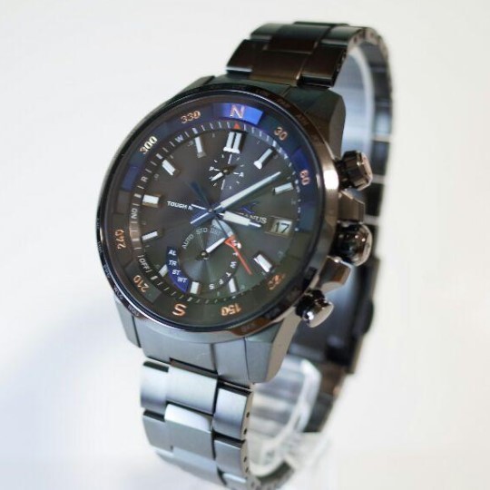 【カシオ】 オシアナス CACHAROT 新品 腕時計 OCW-P1000B-1AJF ブラック 電波ソーラー 男性 CASIO メンズ サファイアガラス 未使用品
