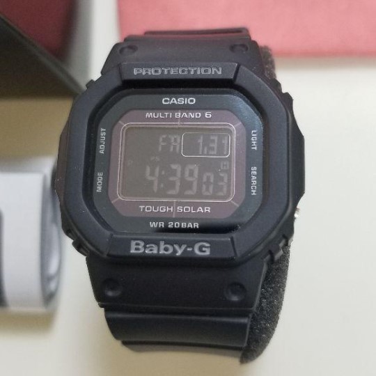 品質は非常に良い  BGD-5000MD-1JF 腕時計 新品 レディース ベビージー 【カシオ】 電波ソーラー CASIO 女性 未使用品 ブラック その他