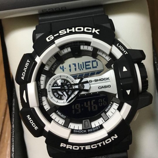 【カシオ】 ジーショック G-SHOCK 新品 腕時計 GA-400-1AJF ブラック 未使用品 メンズ 男性 CASIO