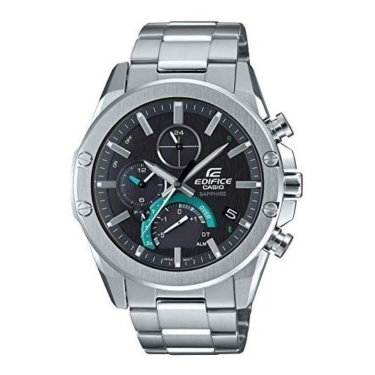 【カシオ】 エディフィス サファイアガラス スマートフォンリンク 新品 腕時計 EQB-1000YD-1AJF シルバー 未使用品 男性 CASIO メンズ_画像4