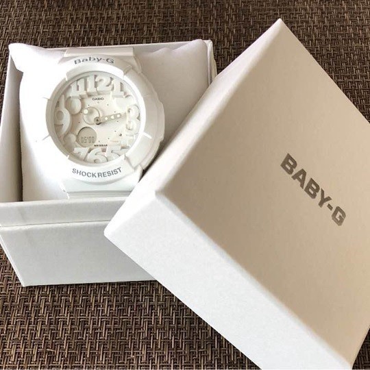 【カシオ】 ベビージー 新品 腕時計 ホワイト 未使用品 BGA-131-7BJF CASIO 女性 レディース