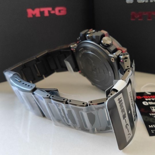 【カシオ】 ジーショック MT-G 新品 Bluetooth カーボンベゼル MTG-B1000XBD-1AJF 腕時計 ブラック メンズ 電波ソーラー 未使用品 男性の画像3
