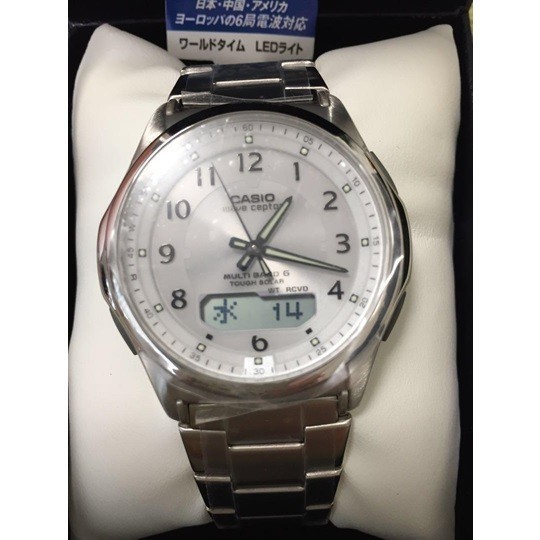 ラッピング不可】 【カシオ】 ウェーブセプター 新品 腕時計 シルバー