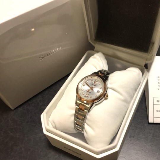 【カシオ】 シーン レディース 新品 腕時計 SHS-4500SG-7AJF ソーラー 未使用品 女性 CASIO