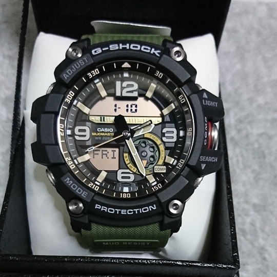【カシオ】 ジーショック MUDMASTER マッドマスター新品 腕時計 グリーン GG-1000-1A3JF 男性 CASIO メンズ 未使用品