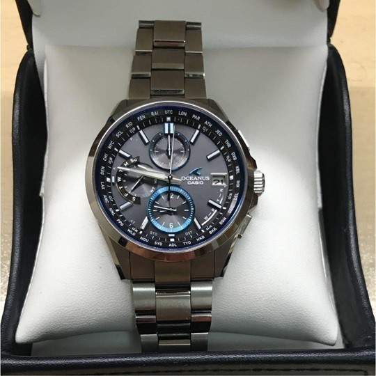 【カシオ】 オシアナス CLASSIC 新品 腕時計 OCW-T2600-1AJF シルバー 電波ソーラー 男性 CASIO メンズ 未使用品