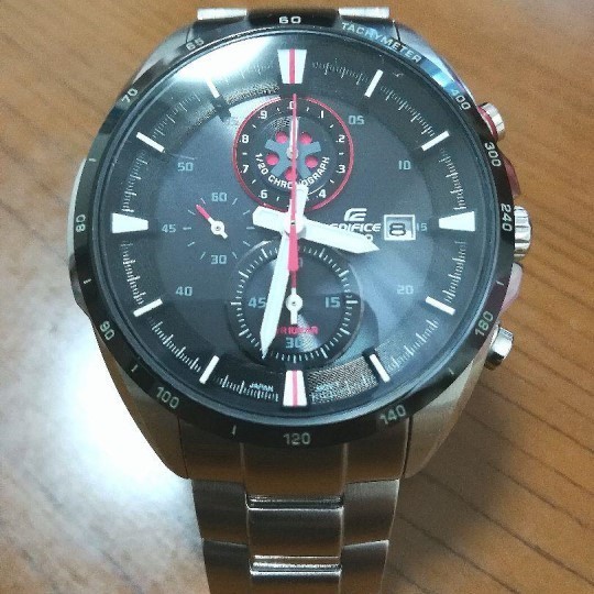 【カシオ】 エディフィス 新品 腕時計 シルバー 未使用品 EFR530SBBJ1AJF CASIO 男性 メンズ