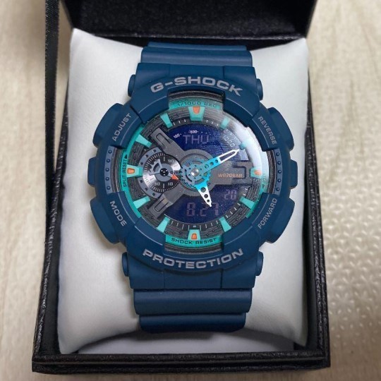 【カシオ】 ジーショック G-SHOCK 新品 GA-110CC-2AJF ブルー メンズ 腕時計 CASIO 男性 未使用品