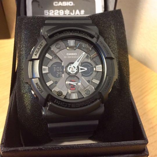 【カシオ】 ジーショック 新品 腕時計 ブラック 未使用品 GA-201-1AJF CASIO 男性 メンズ