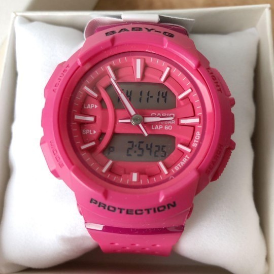 【カシオ】 ベビージー レディース FOR RUNNING 新品 BGA-240-4AJF 腕時計 女性 未使用品 CASIO ピンク