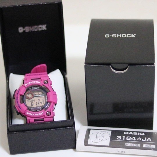 【カシオ】 ジーショック メン・イン・サンライズパープル ピンク 新品 腕時計 世界6局対応電波ソーラー 未使用品 メンズ GWF-1000SR-4JF_画像2