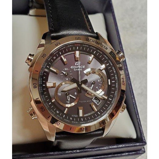 【カシオ】 エディフィス 新品 腕時計 EQW-T620L-1AJF 電波ソーラー シルバー 未使用品 メンズ 男性 CASIO