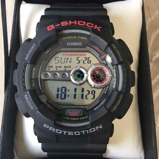 【カシオ】 ジーショック 新品 腕時計 未使用品 ブラック GD-100-1AJF CASIO 男性 メンズ_画像1