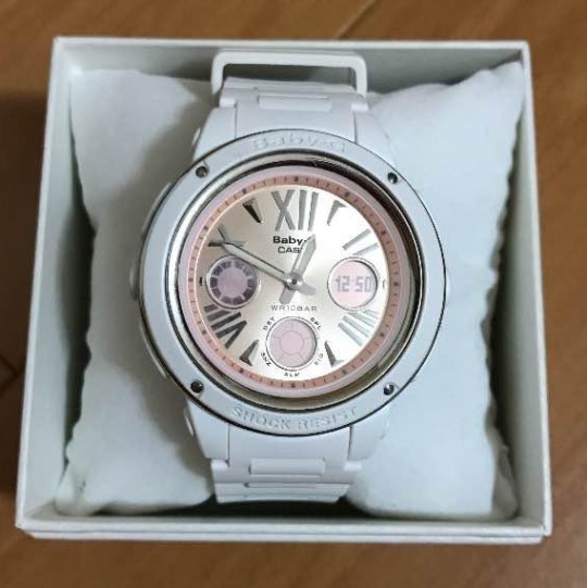 【カシオ】 ベビージー レディース 新品 腕時計 ホワイト 未使用品 BGA-152-7B2JF CASIO 女性