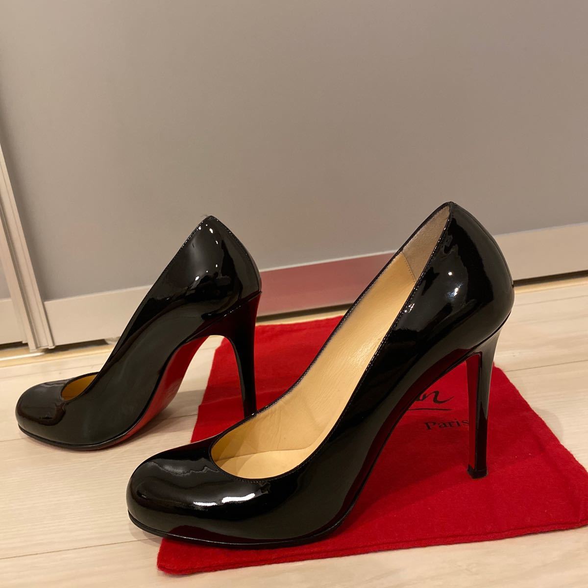 Christian Louboutin Sinple Pump BLACK, 38 クリスチャンルブタン