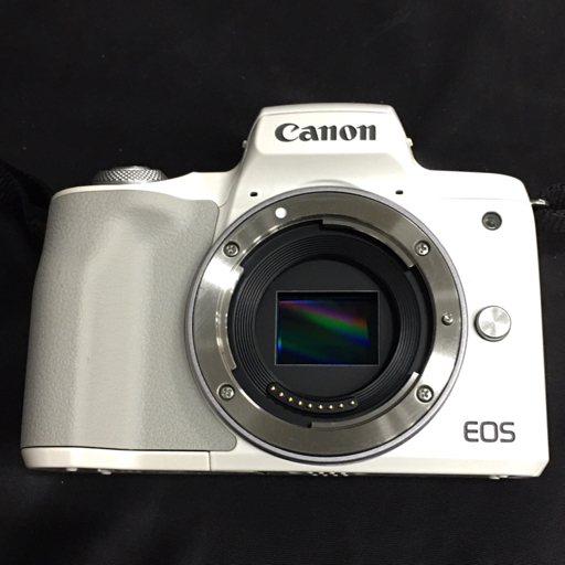 CANON EOS Kiss M EF-M 15-45mm 1:3.5-6.3 IS STM 55-200mm 1:4.5-6.3 IS STM ミラーレス一眼 デジタルカメラ レンズ_画像2