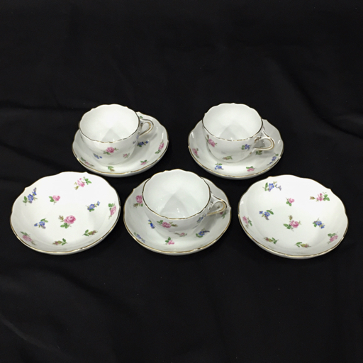 マイセン 561 カップ&ソーサー 花柄 フラワー 洋食器 まとめセット Meissen