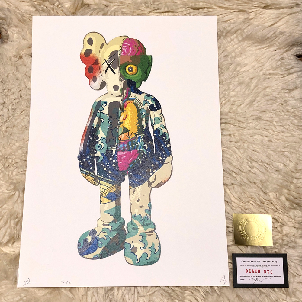 ☆DEATH NYC☆2020年☆世界限定 100枚☆KAWS☆現代アート☆ Yahoo!オークション - 現代アート 世界限定100枚 2020年 新作
