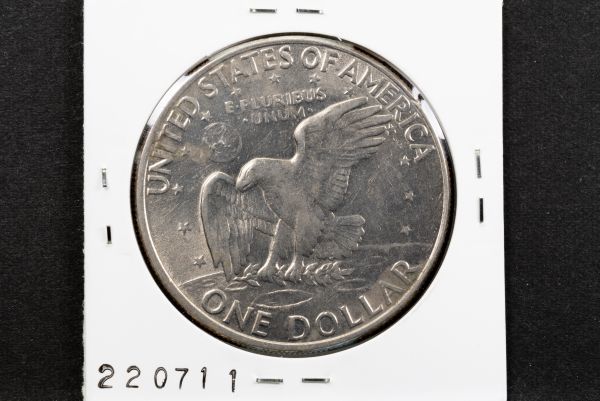 アメリカ ダラー(1ドル) 貨幣 アイゼンハワー 1972年D 1枚 (管理No.220711) Eisenhower Dollar_画像2
