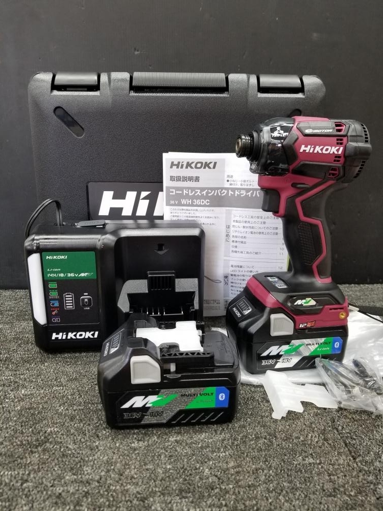 013♪未使用品・即決価格♪HiKOKI ハイコーキ コードレスインパクト