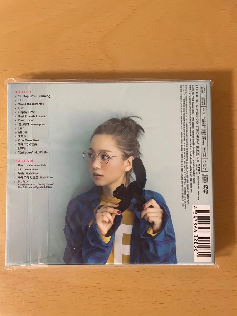 初回生産限定盤 西野カナ LOVE it CD+DVD