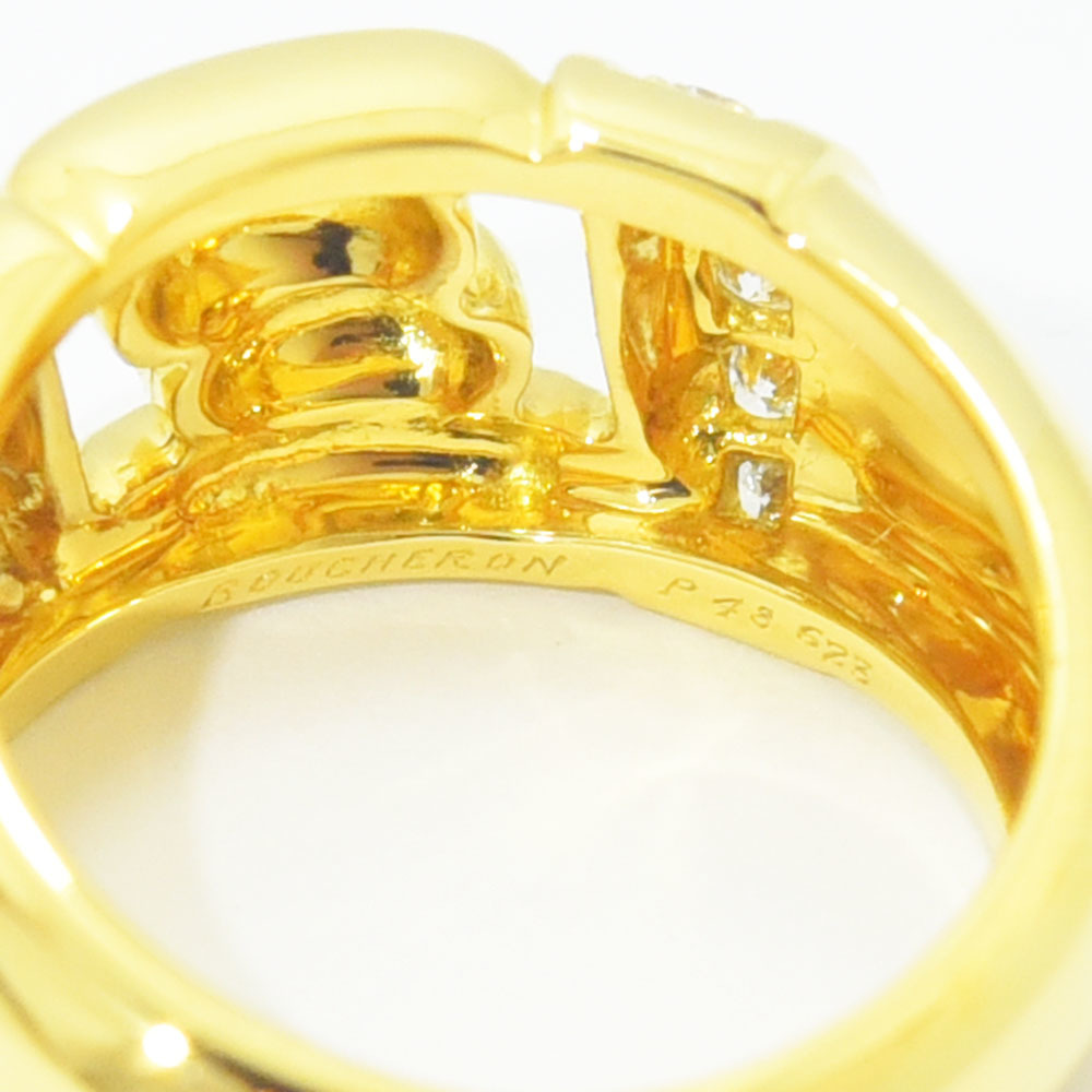 ブシュロン リング BOUCHERON 指輪 ダイヤモンド K18 750 約11.5号 新品仕上げ 中古_画像7