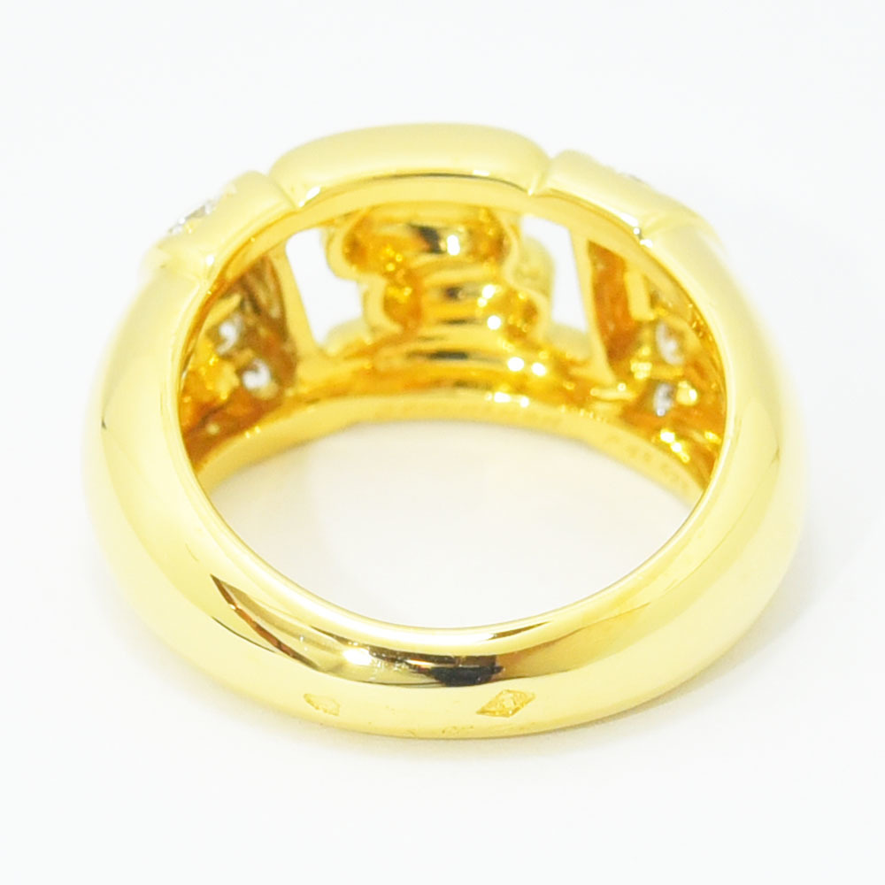 ブシュロン リング BOUCHERON 指輪 ダイヤモンド K18 750 約11.5号 新品仕上げ 中古_画像6
