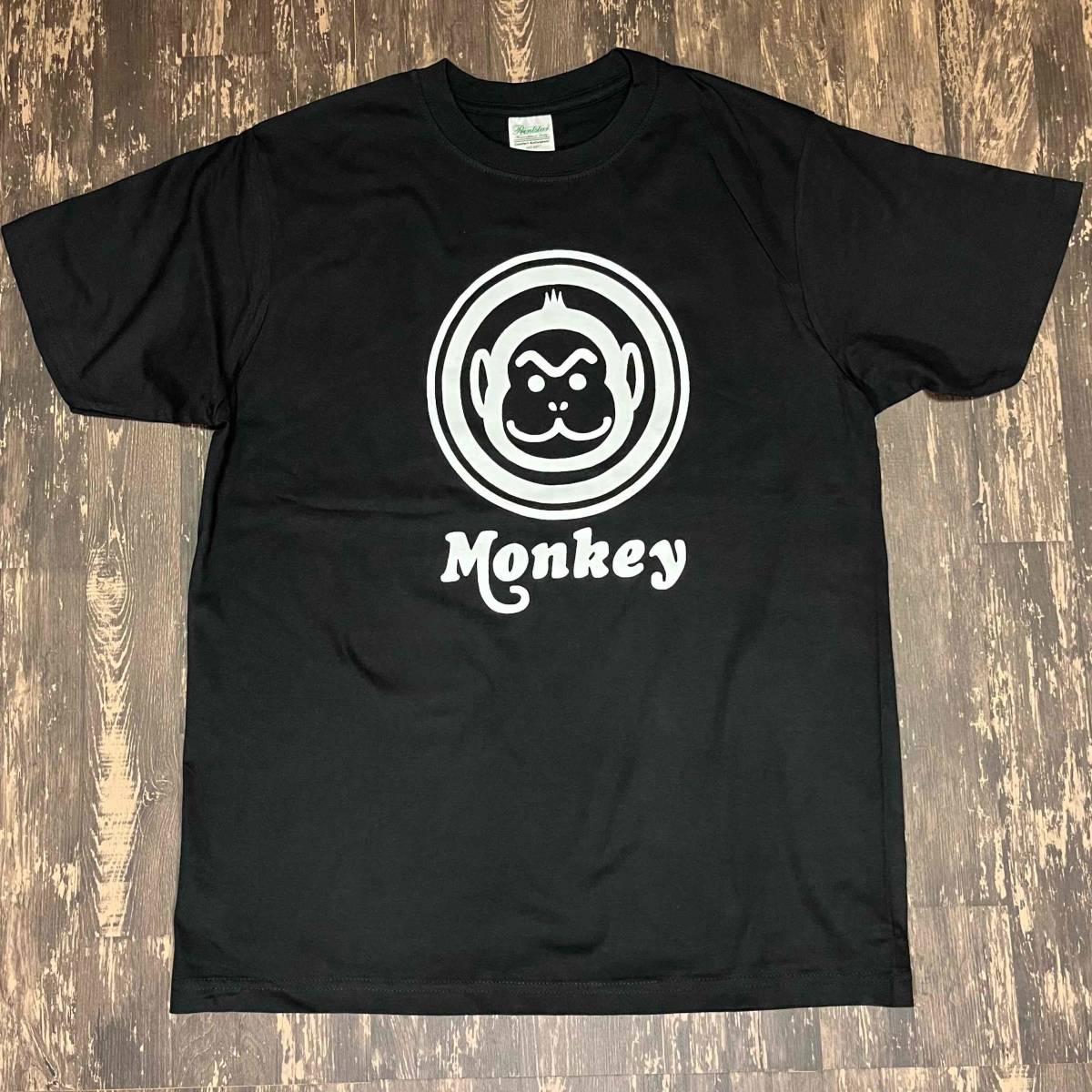 MONKEY・モンキー・お猿・Tシャツ・黒・XL_画像1