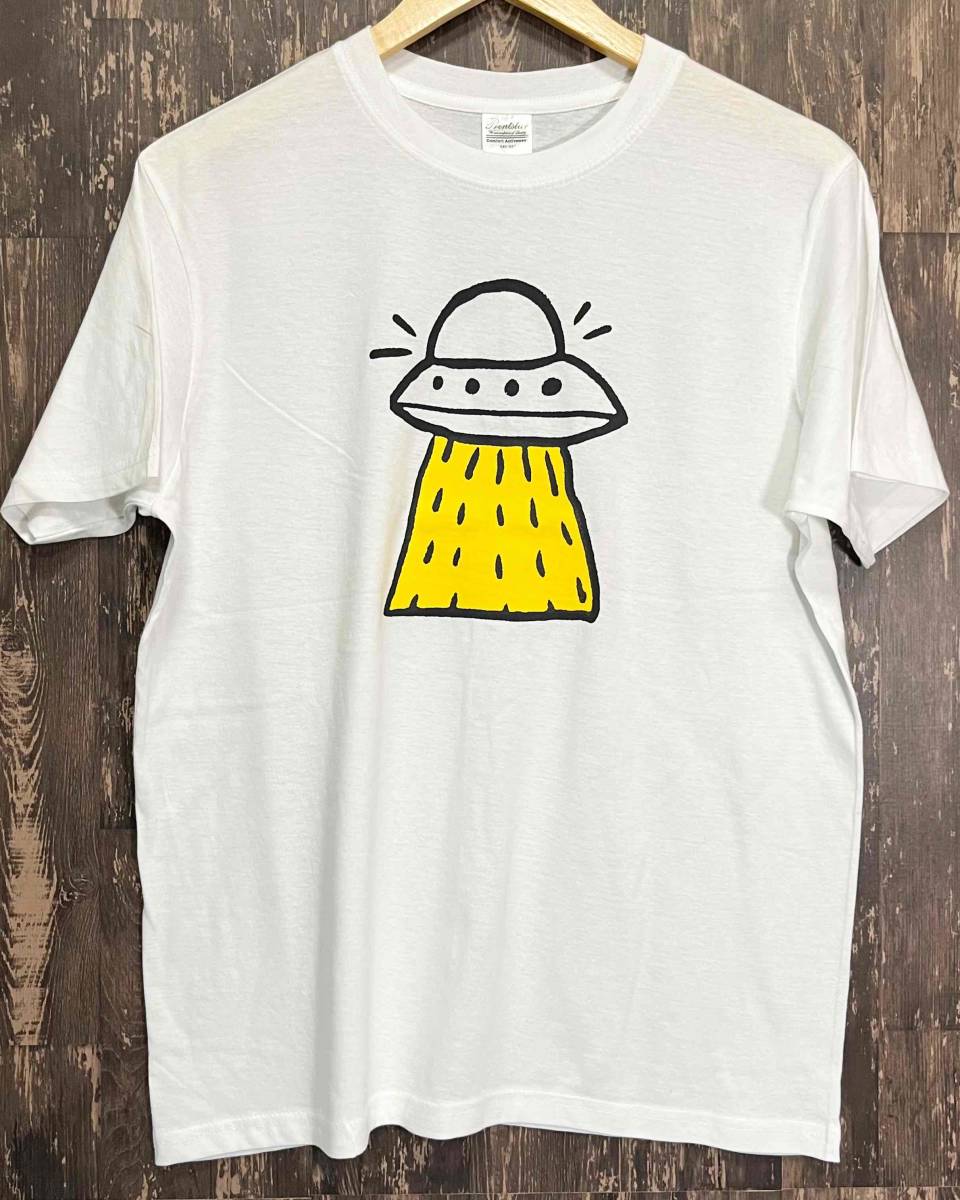 KEITH HARNIG・キースへリング・UFO・Tシャツ・白・M_画像1