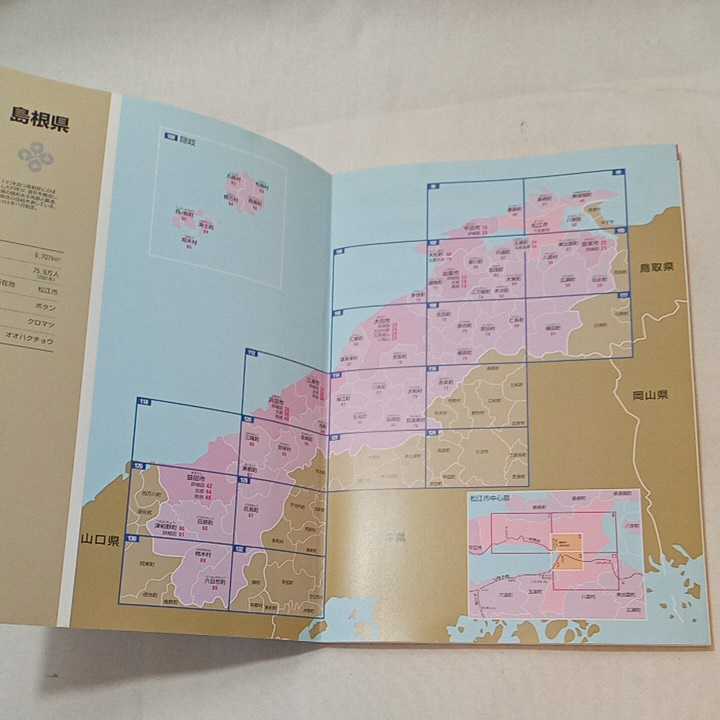 zaa-357! Shimane город карта ( новый Est ) монография 2002/1/1. документ фирма 