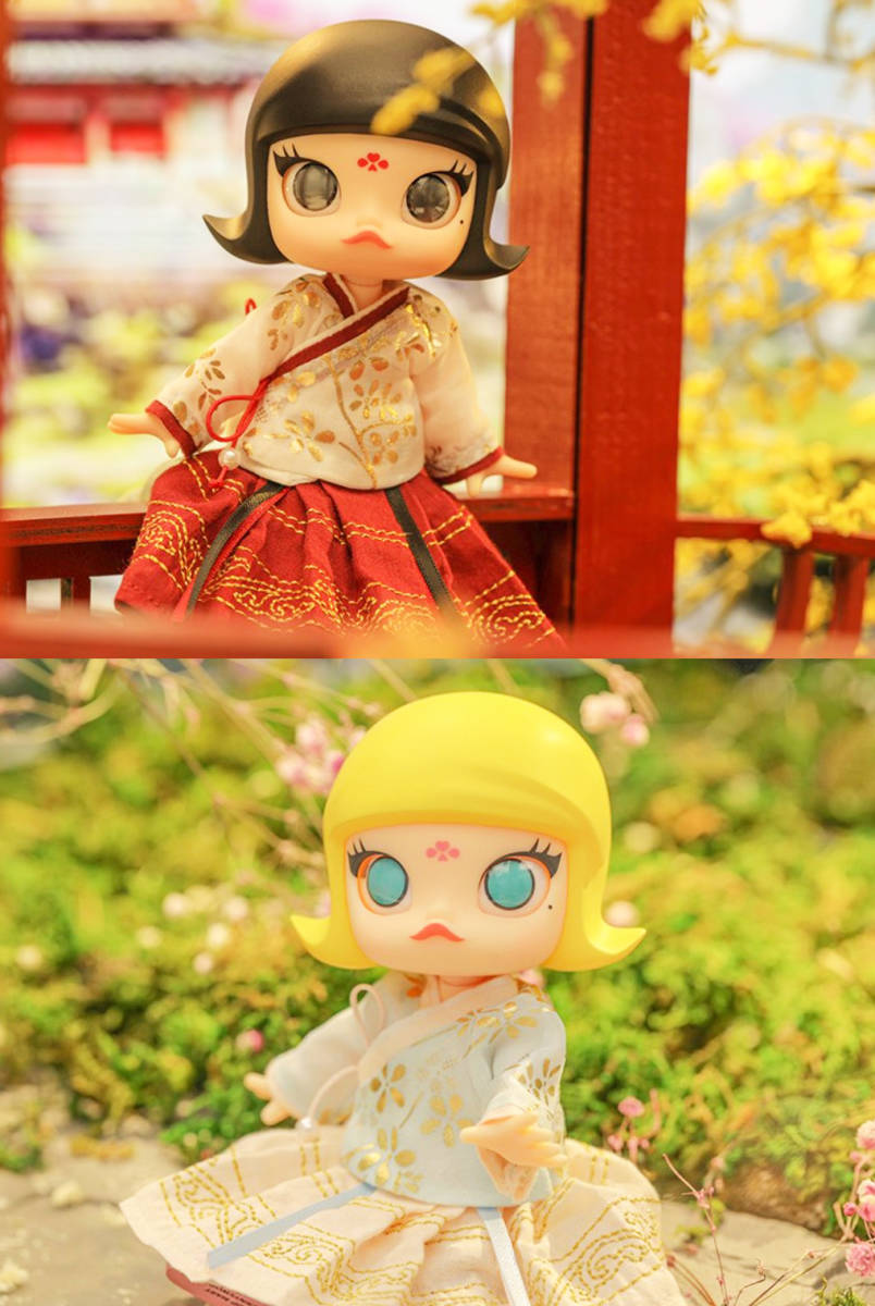 絶版 入手困難 数量限定 POPMART MOLLY 中国風レッドスカート 絶版 入手困難 数量限定 POPMART MOLLY 中国風レッドスカート