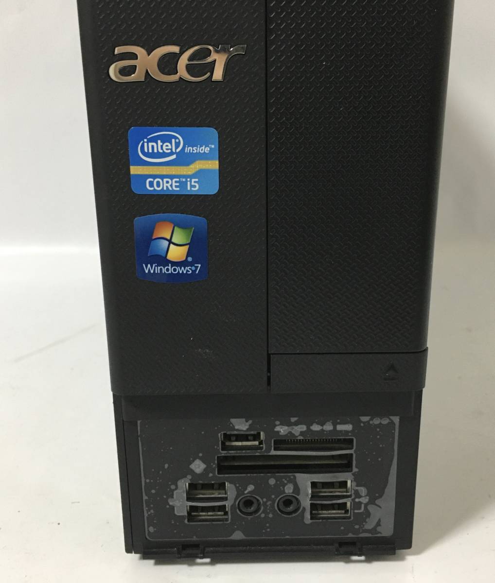 ★Windows11インストール済！Core i5モデル、コンパクトデザインのタワー型PC★Acer Aspire AX3960-H54D X3960 i5-2400/4GB/HDD500GB/Win11_画像2