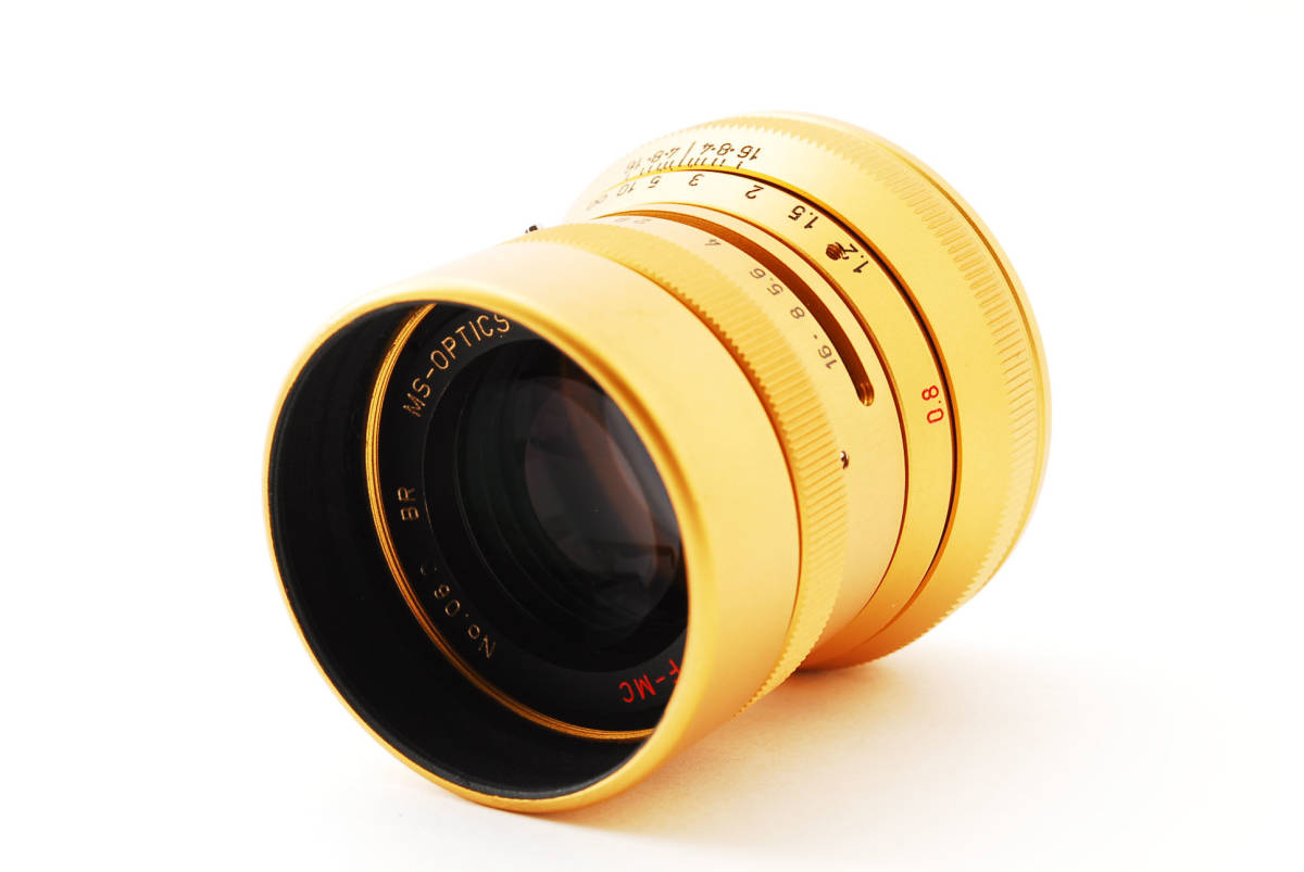 【未使用品】宮崎光学 MS-OPTICS VARIO PETZ 57mm F2 F-MC ゴールド-