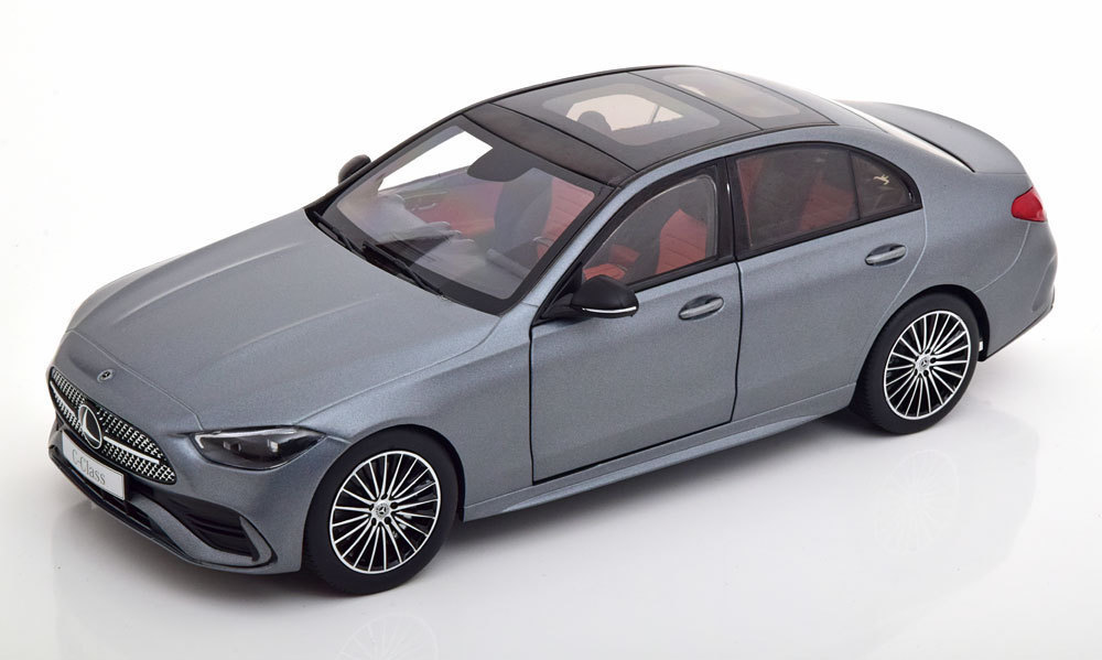 NZG 1/18 Mercedes Benz C class (W206) 2021 selenite grey　メルセデス　ベンツ　ディーラー特注品_画像1