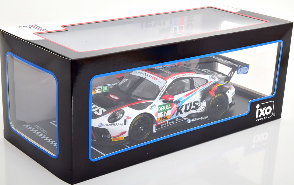 Ixo 1/18 Porsche 911 GT3 R #17 Bellof Tribute No 17 ADAC GT Masters 2020 Bachler/de Silvestro　ポルシェ　イクソ_画像3