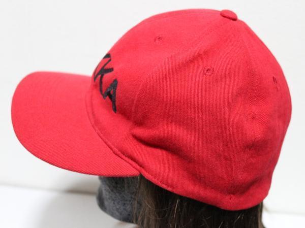 DIAKKA キャップ レッド キッズ L～XLサイズ 新品 フレックスフィット 赤 CAP_画像2