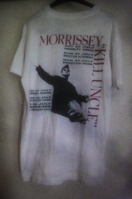 モリッシー*morrissey*レア*Vintage*UK発*90'S*KILL UNCLE*ツアー会場