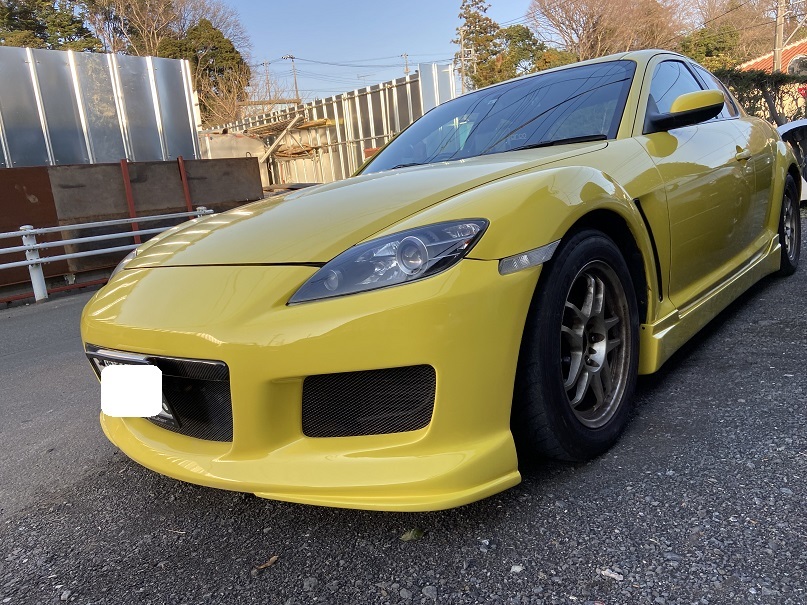 RX-8 フロント バンパー エアロ マツダスピードイメージエアロ 日本製