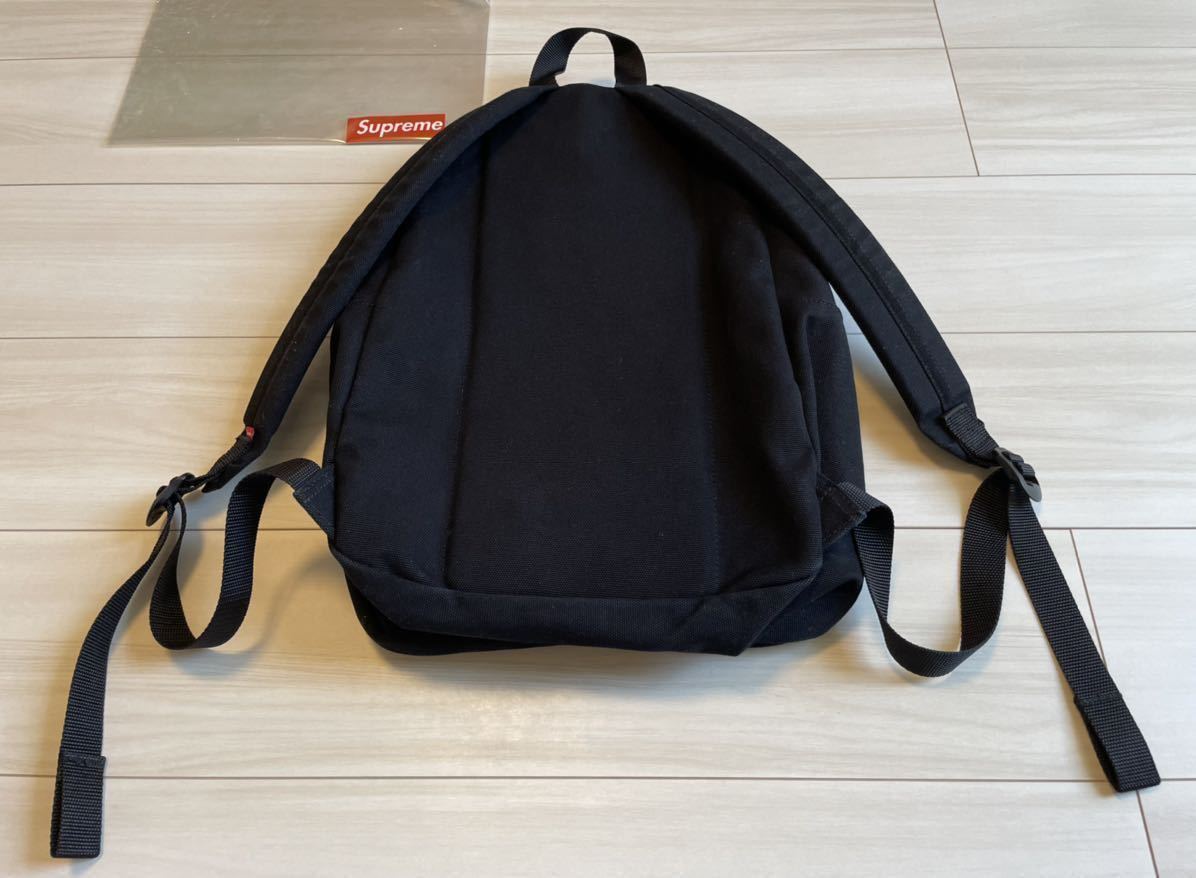 Supreme Canvas Backpack Black シュプリーム キャンバス バックパック