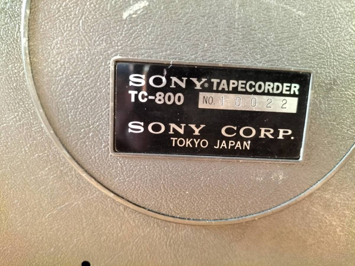 ソニー SONY TAPECORDER TC-800【昭和レトロ】【送料無料】_画像4