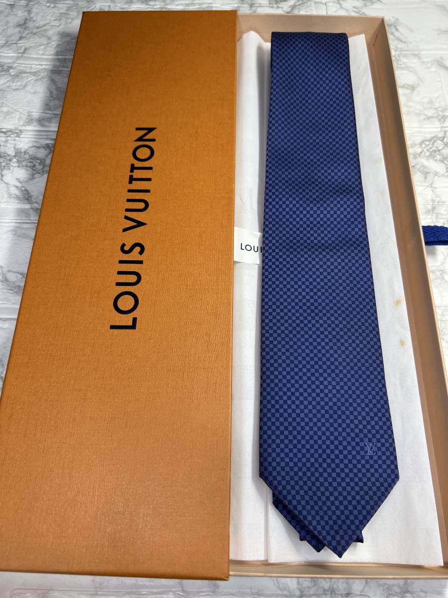 大得価即納 LOUIS VUITTON - LOUIS VUITTON ネクタイ マイクロダミエ