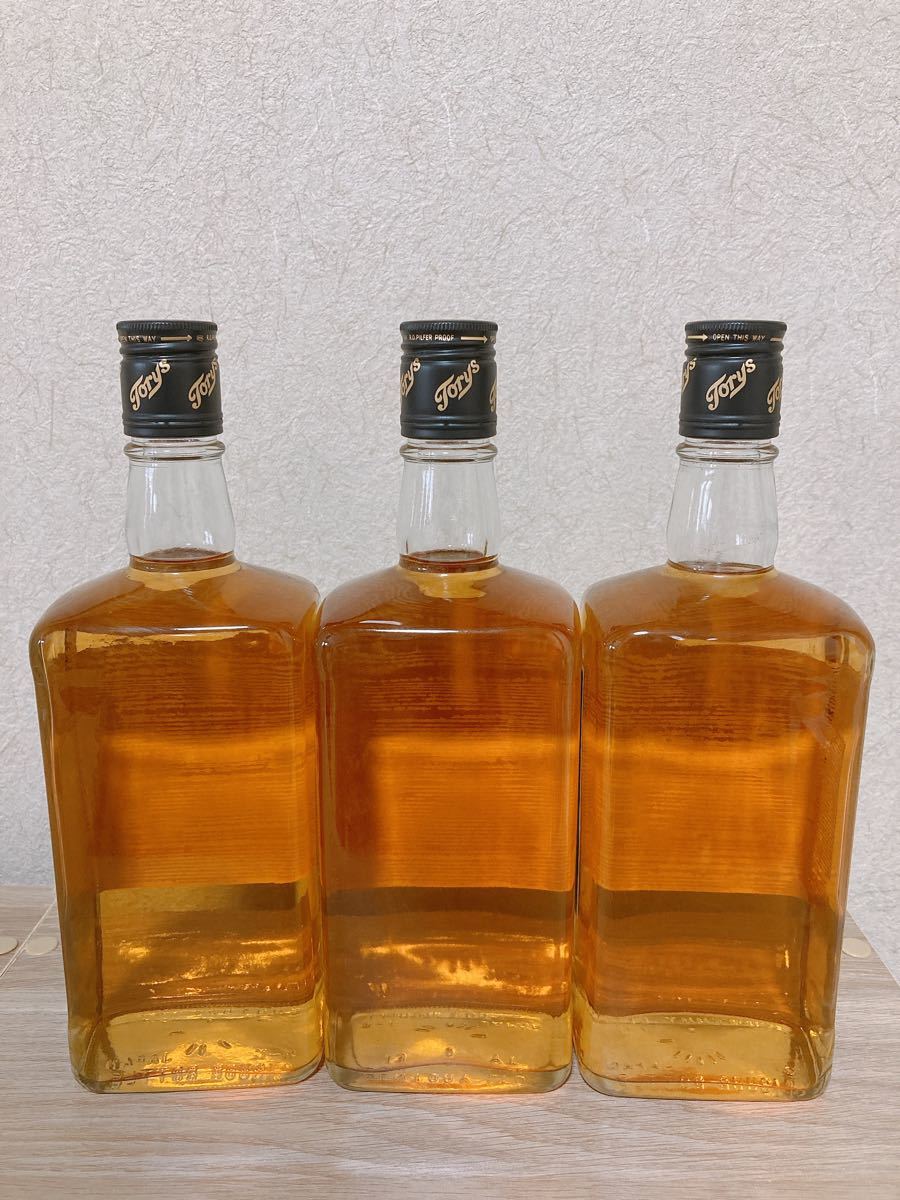 未開栓 古酒】サントリー トリス スクエア 37度 700ml (OLD)×3 未開栓 古酒】サントリー トリス スクエア 37度 700ml (OLD)×3