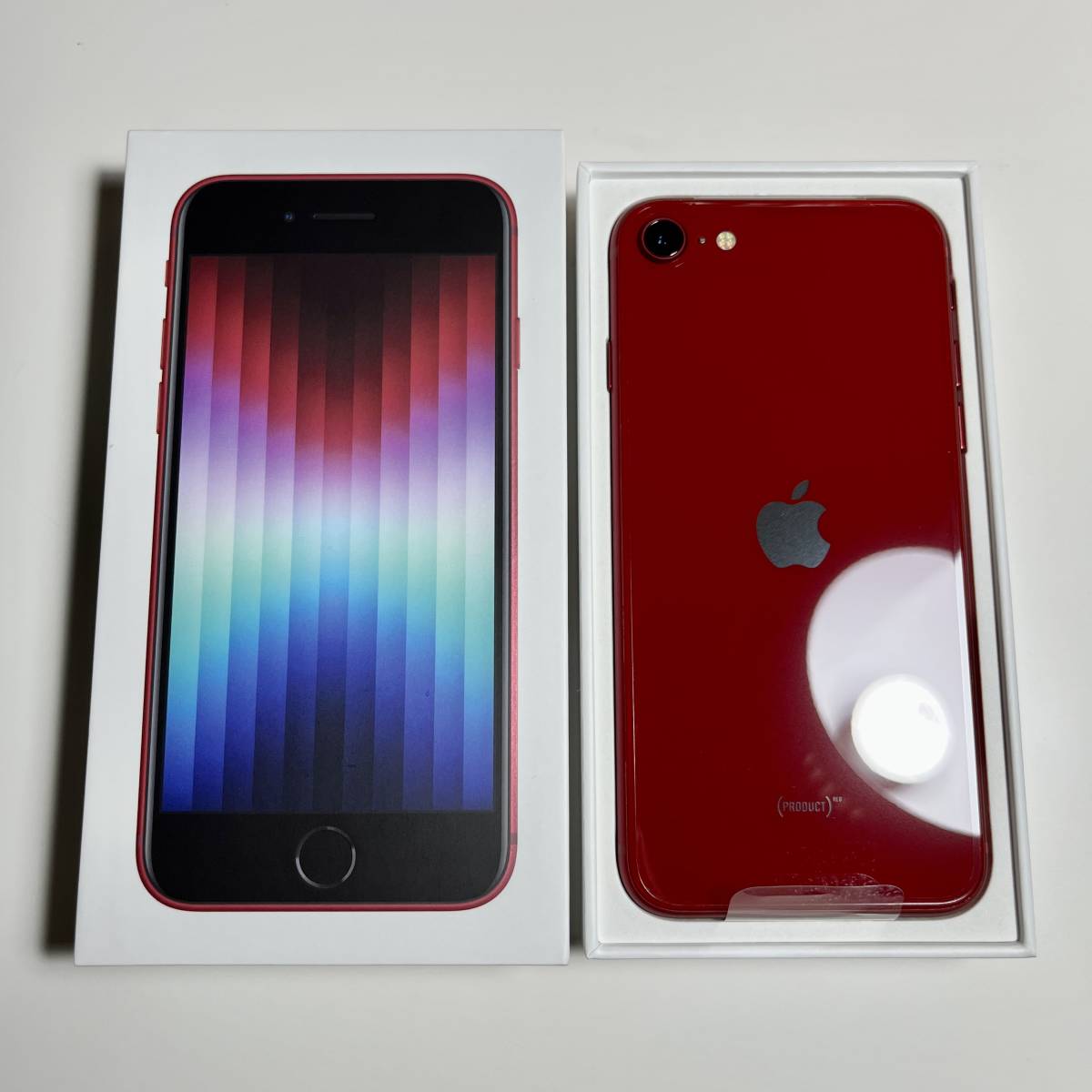 新品未使用】iPhone SE 第3世代 128GB RED レッド (ホワイト ブラック