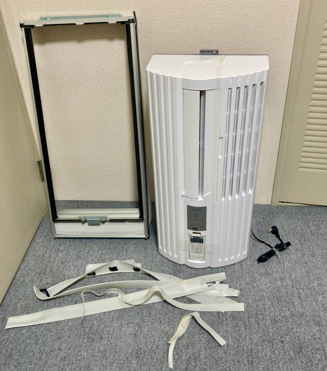 SALE】 トヨトミ 窓用ルームエアコン 静音 1.6kWモデル ホワイト TIW